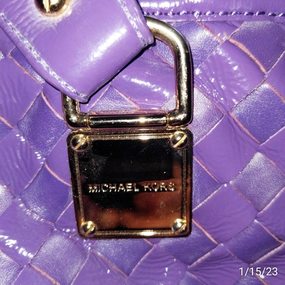 Michael Kors woven leather bag - Picture 10 of 10